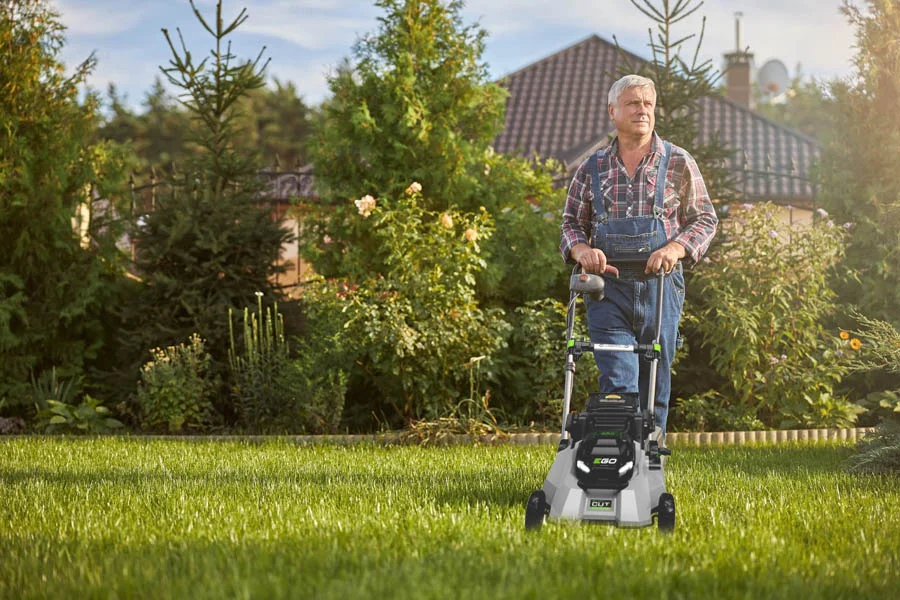 battery operated lawn mower sale